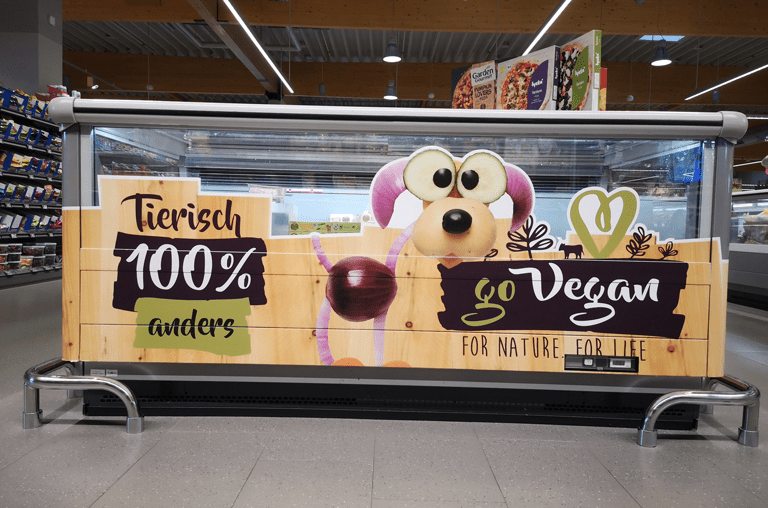 go Vegan Schild